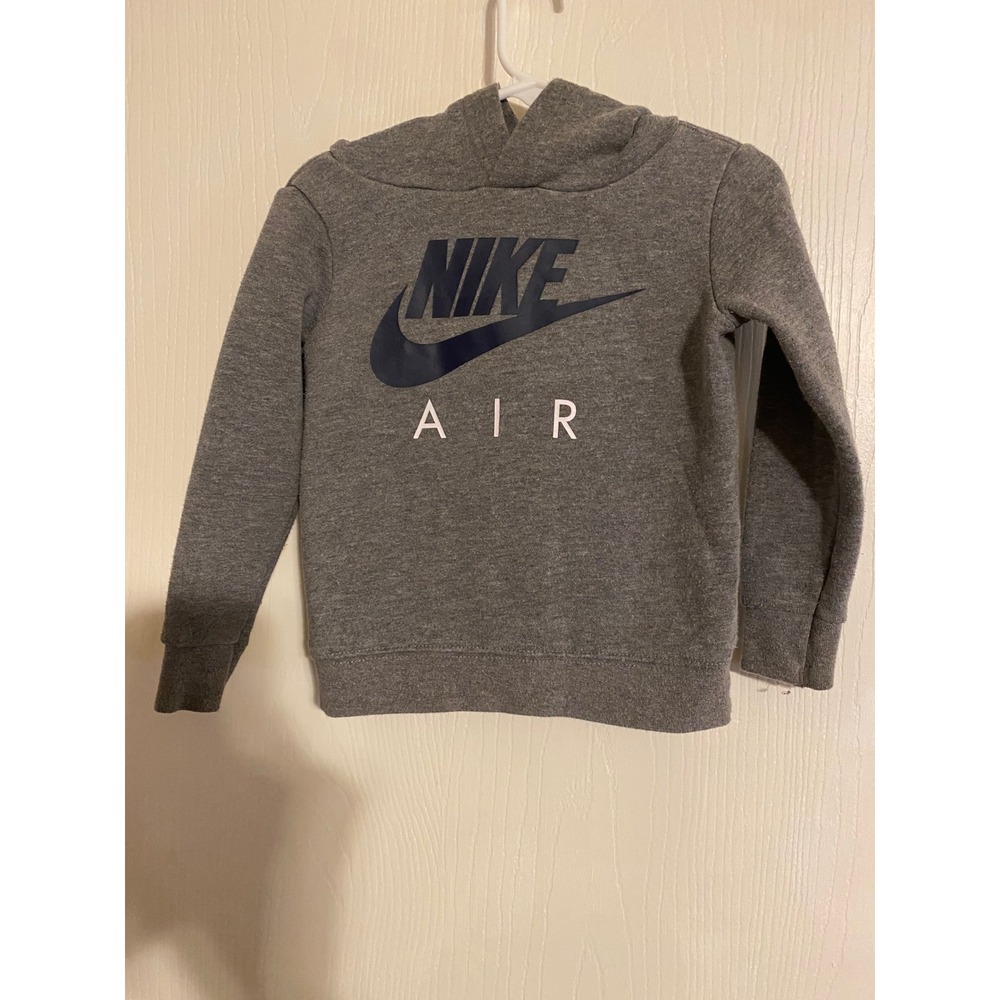 Nike Air Kids Grey Pullover Hoodie Sweatshirt 2T 0771